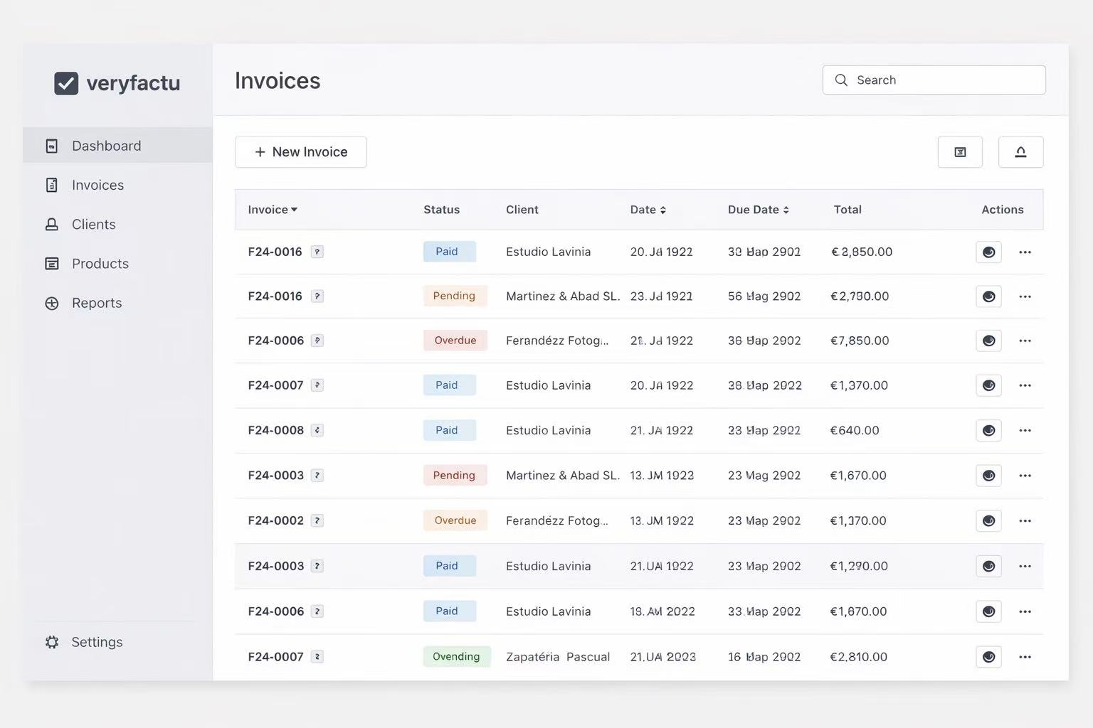 Sistema de facturación y clientes